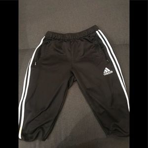 adidas cut off shorts
